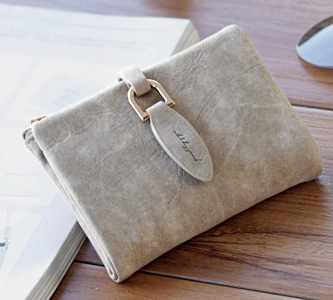 Short Zipper Wallet - Compact Design Wallet