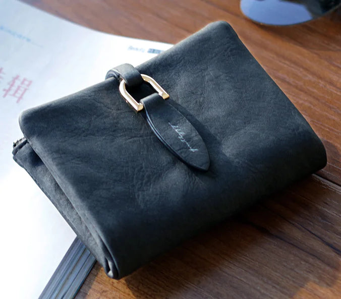 Short Zipper Wallet - Compact Design Wallet