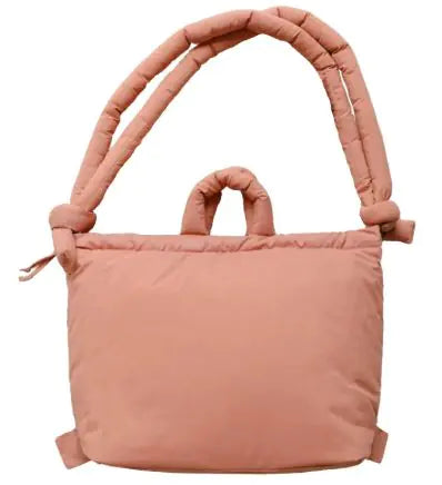 Nylon Down Crossbody Bag