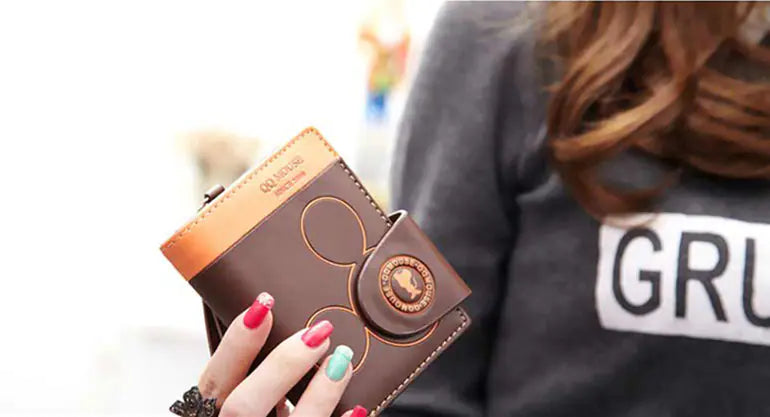 Cartoon Wallet for Women - Small Short Wallet