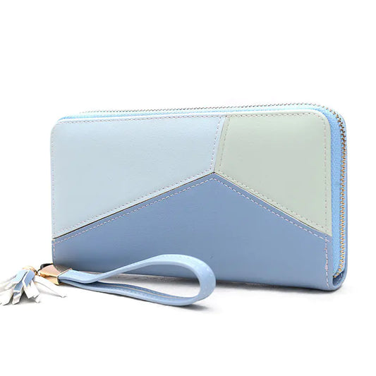 Fashionable Women's Long Zipper Wallet with Large Capacity